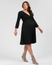Made in Italy MADONNA DI CAMPIGLIO Black Maternity and Nursing Dress